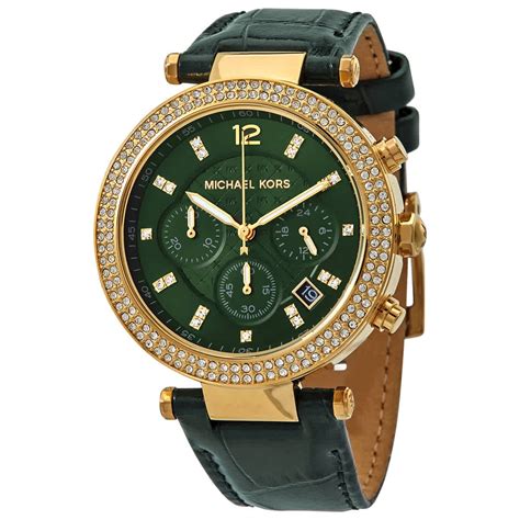 michael kors watch green dial|michael kors runway watch.